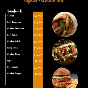 Sumer Nights - Menu - Mediterranean Near Me - Sacramento, California