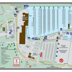 Port of Newport Marina & Rv Park - RV Park map