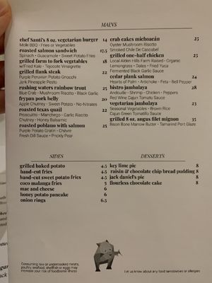Menu photo 5 The Black Bear Bistro Algonquin, IL