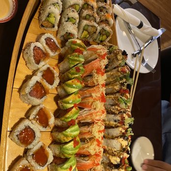 Tokyo Thai Sushi Japanese Restaurant - a large platter of sushi - Japanese Near Me - Naples, Florida Tokyo Thai Sushi Japanese Restaurant - a large platter of sushi - Japanese Near Me - Naples, Florida