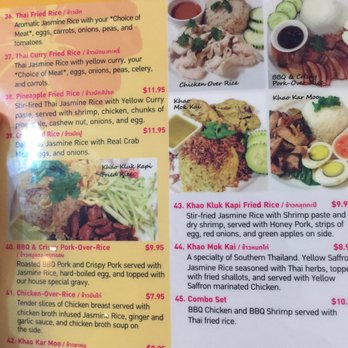 Chaba Thai Kitchen - Menu photos - Thai Near Me - San Diego, California