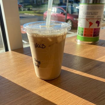 Compass Coffee - Vanilla cream cold brew - Coffee & Tea Near Me - Fairfax, Virginia Compass Coffee - Vanilla cream cold brew - Coffee & Tea Near Me - Fairfax, Virginia