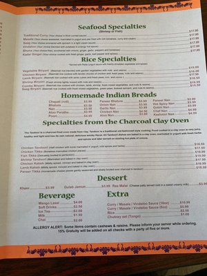 Menu photo 6 Jot India Restaurant Newport, KY