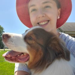 Perky Pet Services - Sophia and Roux out on an adventure