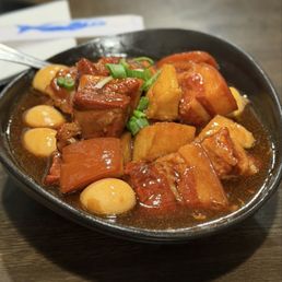 Braised Pork Belly And Potatoes Dinner Combo