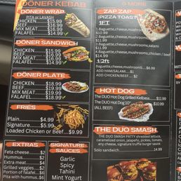 Menu Menu