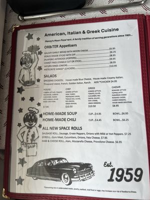 Menu photo 3 Mannys Moon Pizza Rant Stafford, VA