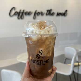 Nostimo Cafe & Tea - coco coffee ($6) comes with 2 shots - Coffee & Tea Near Me - Westminster, California Nostimo Cafe & Tea - coco coffee ($6) comes with 2 shots - Coffee & Tea Near Me - Westminster, California