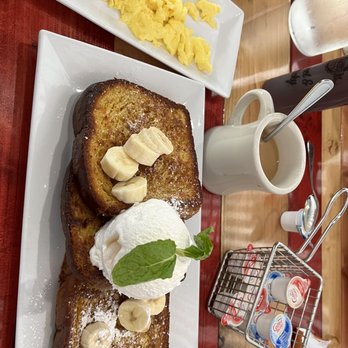 Untoasted - French toast with chantilly cream and bananas - Breakfast & Brunch Near Me - Hallandale Beach, Florida Untoasted - French toast with chantilly cream and bananas - Breakfast & Brunch Near Me - Hallandale Beach, Florida