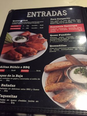 Menu photo 5 Asadero Baja Sonora - Rio Tijuana, BCN