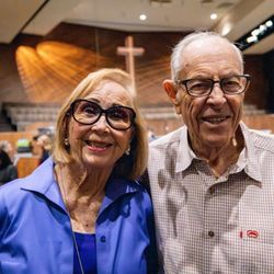 The Little Brown Church In the Valley - Here is the same couple 75 years later. They had no idea what life would bring, but God was always faithful, through it all.