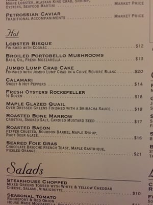 Menu photo 6 Vic & Anthony's Steakhouse Lake Charles, LA Menu photo 6 Vic & Anthony's Steakhouse Lake Charles, LA