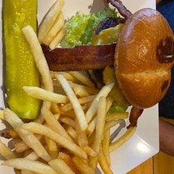 Westwind Bar and Grill - Bacon cheeseburger with fries