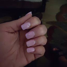 Paid $75 for nails and pedicure!