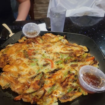 Ssam Tong - Seafood pancake - Korean Near Me - Flushing, New York Ssam Tong - Seafood pancake - Korean Near Me - Flushing, New York