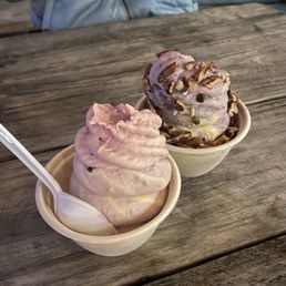 Blue berry ice cream Blue berry ice cream