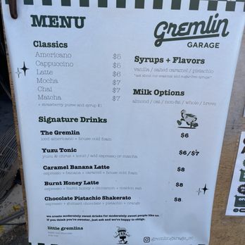 Gremlin Garage - Coffee & Tea Near Me - Costa Mesa, California Gremlin Garage - Coffee & Tea Near Me - Costa Mesa, California