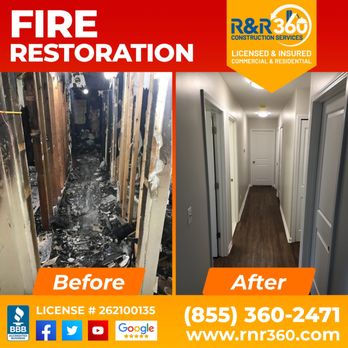 R&R 360 Construction Services - Fire damage Restoration 2021, Saline, MI - General Contractors Near Me - Howell, Michigan R&R 360 Construction Services - Fire damage Restoration 2021, Saline, MI - General Contractors Near Me - Howell, Michigan