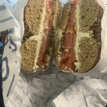 H&H Bagels - Nova Salmon with the Works - Bagels Near Me - Jacksonville, Florida