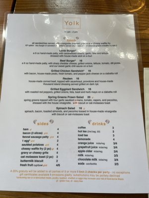 Menu photo 5 Yolk Manzanita, OR Menu photo 5 Yolk Manzanita, OR