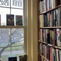 Left Bank Books - Bookshelf near the window