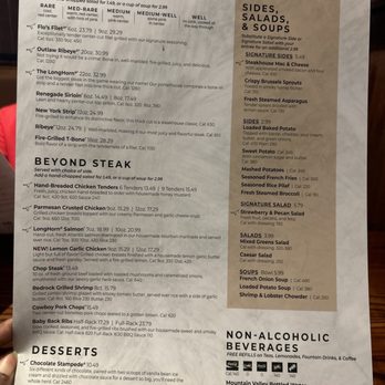 LongHorn Steakhouse - Lunch Menu 1 - Steakhouses Near Me - East Point, Georgia