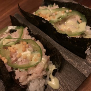 TenTen - Yellow tail hand roll - Japanese Near Me - Austin, Texas