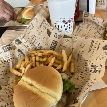Wayback Burgers - Kid's Burger combo $6.99 what a deal - American Near Me - Hilton Head Island, South Carolina
