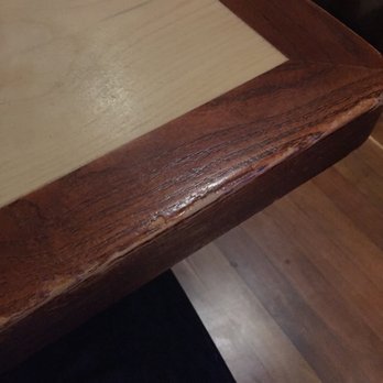 Zaytinya - Tables becoming a bit worn. - Greek Near Me - Washington, DC, District of Columbia Zaytinya - Tables becoming a bit worn. - Greek Near Me - Washington, DC, District of Columbia