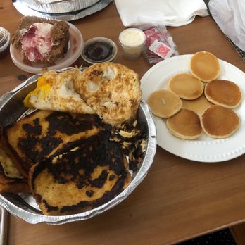 The Oasis Cafe - French toast was so burnt, I made my own breakfast. Microwaved pancakes ! Yummy ! :) - Cafes Near Me - Flushing, New York The Oasis Cafe - French toast was so burnt, I made my own breakfast. Microwaved pancakes ! Yummy ! :) - Cafes Near Me - Flushing, New York