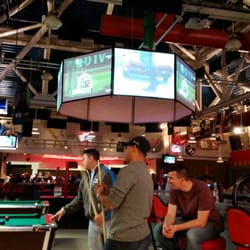 Pool tables and big screens