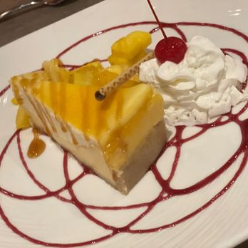 Bamboo Penny's - Mango Cheesecake! Amazing presentation and taste - Thai Near Me - Leawood, Kansas