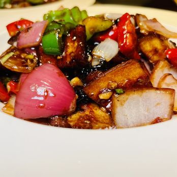 Lotus Asian Grill - Pork Belly in Black BeanSauce - Asian Fusion Near Me - Redondo Beach, California Lotus Asian Grill - Pork Belly in Black BeanSauce - Asian Fusion Near Me - Redondo Beach, California