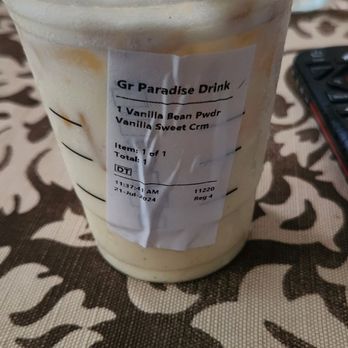 Starbucks - Dispite the blisteringly furnace like heat of the day I ventured out for the new pineapple version of the magic kingdom's DOLE WHIP! - Coffee & Tea Near Me - Alhambra, California