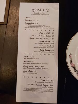 Menu photo 8 Grisette Richmond, VA