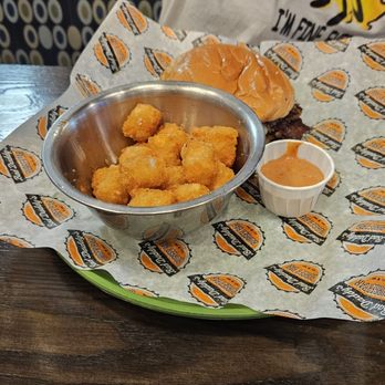 Bad Daddy's Burger Bar - Smash burger with tots. - Burgers Near Me - Madison, Alabama Bad Daddy's Burger Bar - Smash burger with tots. - Burgers Near Me - Madison, Alabama