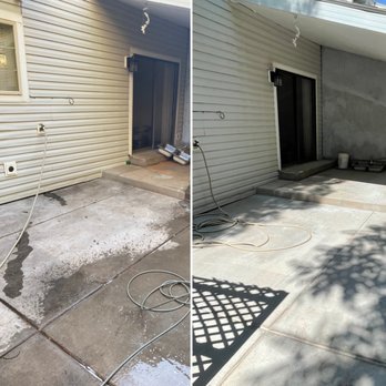 Dick’s Pressure Washing - Before and after of one of our patio jobs - Pressure Washers Near Me Dick’s Pressure Washing - Before and after of one of our patio jobs - Pressure Washers Near Me
