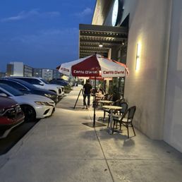 Outside seating Outside seating