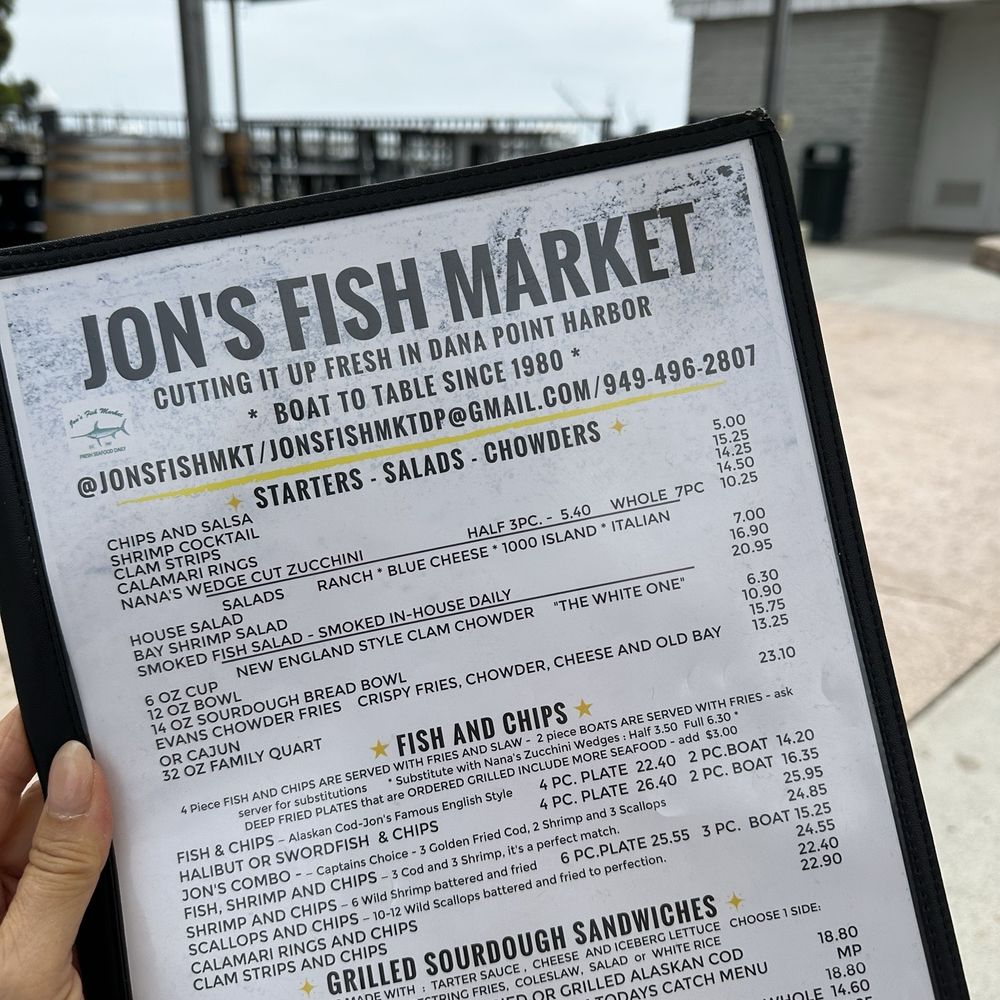 Jon's Fish Market - Seafood Markets Near Me - Dana Point, California