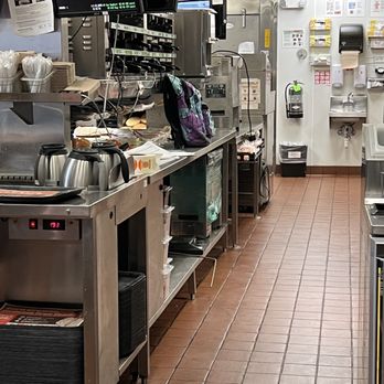 Burger King - Someone's Back pack on work prep area - Fast Food Near Me - Rock Springs, Wyoming Burger King - Someone's Back pack on work prep area - Fast Food Near Me - Rock Springs, Wyoming