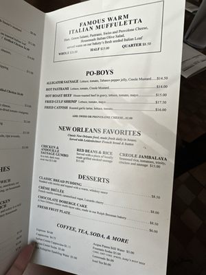 Menu photo 3 Napoleon House New Orleans, LA Menu photo 3 Napoleon House New Orleans, LA