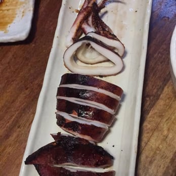 Ippuku - Whole grilled squid with mayo was just all right. - Bars Near Me - Berkeley, California