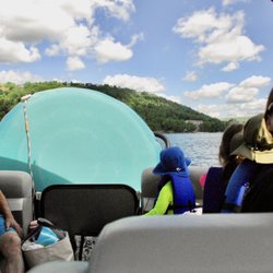 Silver Tree Marine - Our pontoon included a tube for tubing!