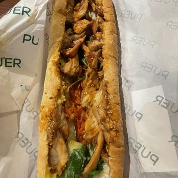 Pu'er Taiwan Tea & Coffee - Honey Sriracha Chicken Banh Mi - Coffee & Tea Near Me - Glendale, Arizona Pu'er Taiwan Tea & Coffee - Honey Sriracha Chicken Banh Mi - Coffee & Tea Near Me - Glendale, Arizona