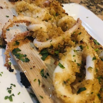 Cafe Frankie's - Cedar Wood Calamari. A Cafe Frankie MUST. - Italian Near Me - Boynton Beach, Florida