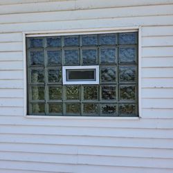 Callis Glass Block - Garage window
