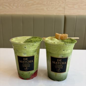 De Matcha - Strawberry matcha duo and warabi matcha duo - Coffee & Tea Near Me - Buena Park, California De Matcha - Strawberry matcha duo and warabi matcha duo - Coffee & Tea Near Me - Buena Park, California