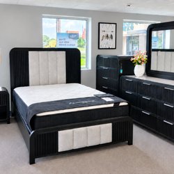Furniture Source - Global Beckett wht/blk Queen pkg on sale now for only $1999. King $2099. matt/box is seperate.
