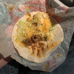 Teaspoon of meat in every taco... Really?... Teaspoon of meat in every taco... Really?...