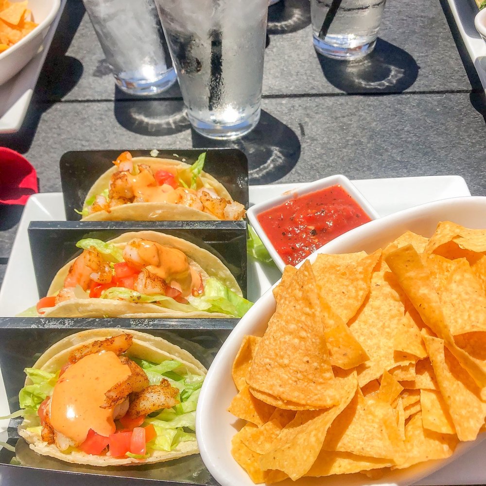 The Rooftop - Blackened shrimp tacos - Pizza Near Me - Broken Arrow, Oklahoma The Rooftop - Blackened shrimp tacos - Pizza Near Me - Broken Arrow, Oklahoma
